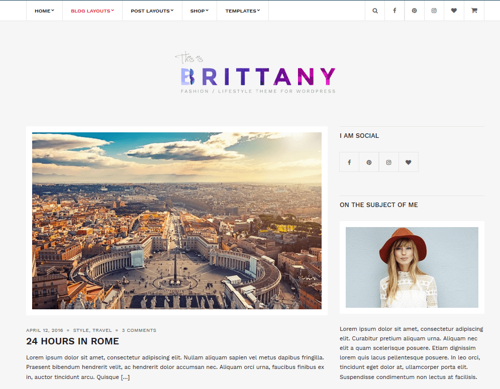 brittany theme