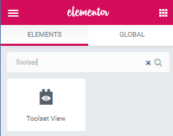 toolset views widget
