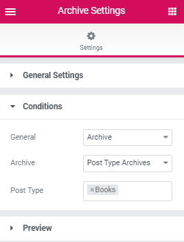 crocoblock post type settings