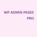 wp admin pages pro