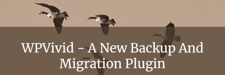 WPVivid – A New Backup And Migration Plugin