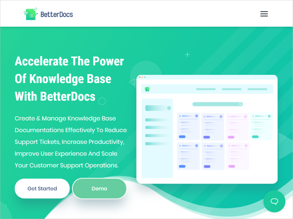 BetterDocs product website has a good knowledge base