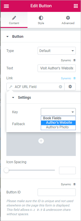 acf url field key