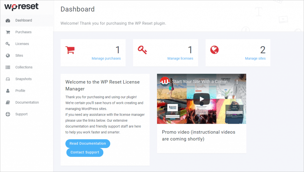 Wp Reset Pro Central Dashboard
