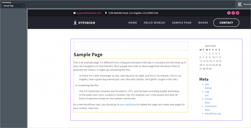 Singple Page Template Done