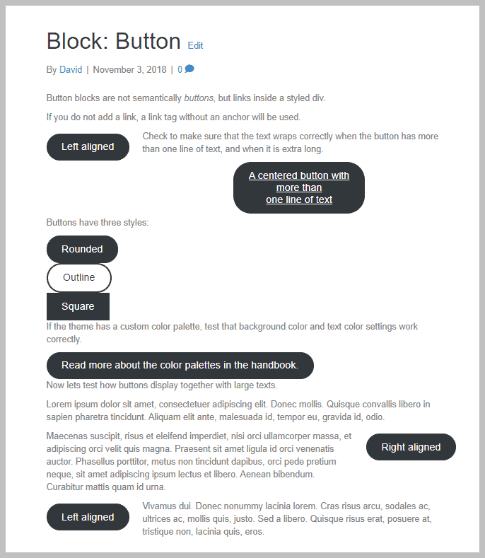 Beaver Theme Button Block