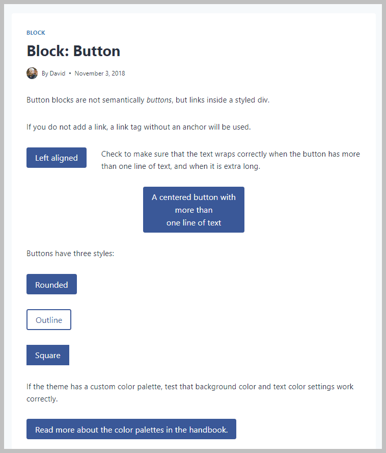 Kadence Button Block