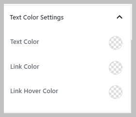 Row Test Color Settings