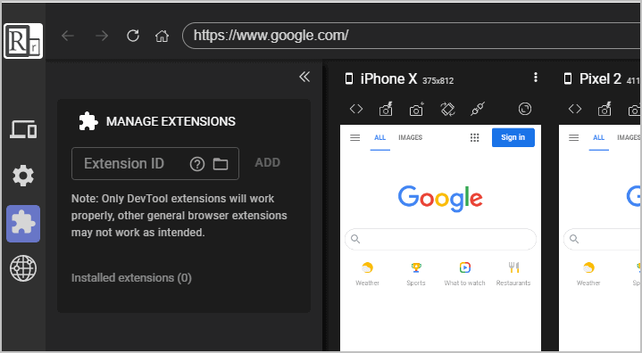Install Browser Entensions
