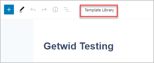 Link To Template Library