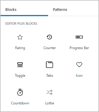 Editorplus Blocks