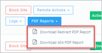Online Dashboard Site Pdf Reports