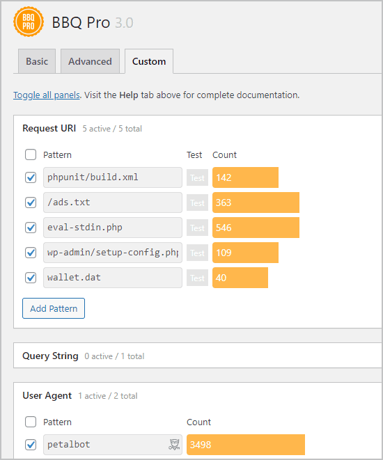 bbq custom rules