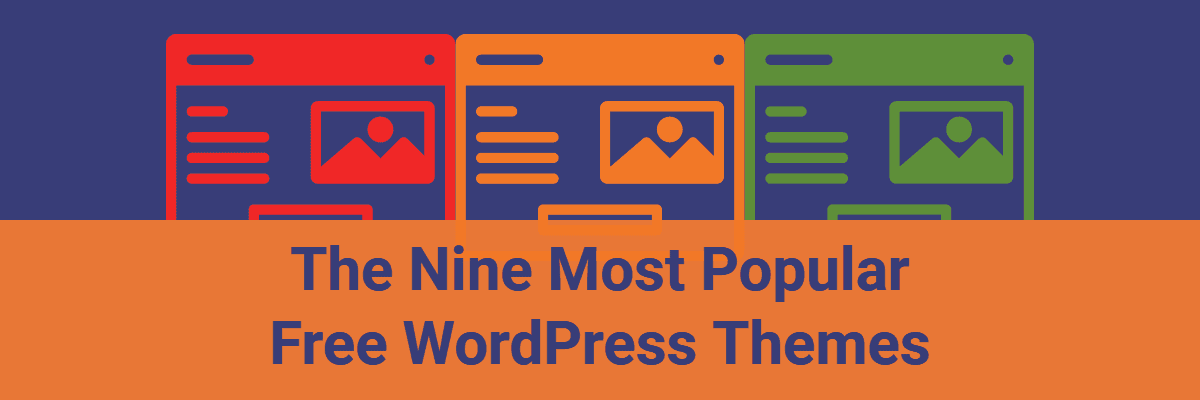 nine most popular free wordpress themes