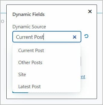 dynamic source options