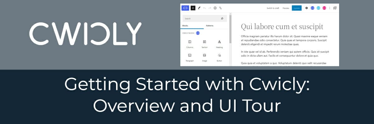 getting started with cwicly overview and ui tour