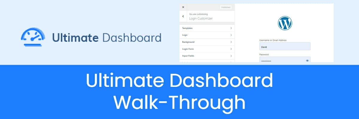 ultimate dashboard walk through