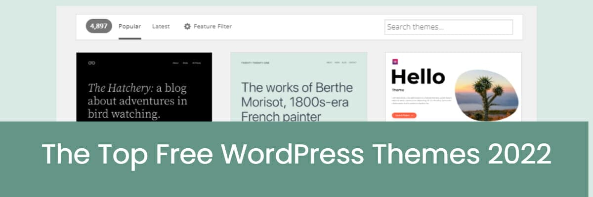 top free wordpress themes 2022