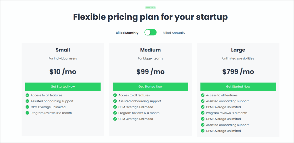 pricing table final
