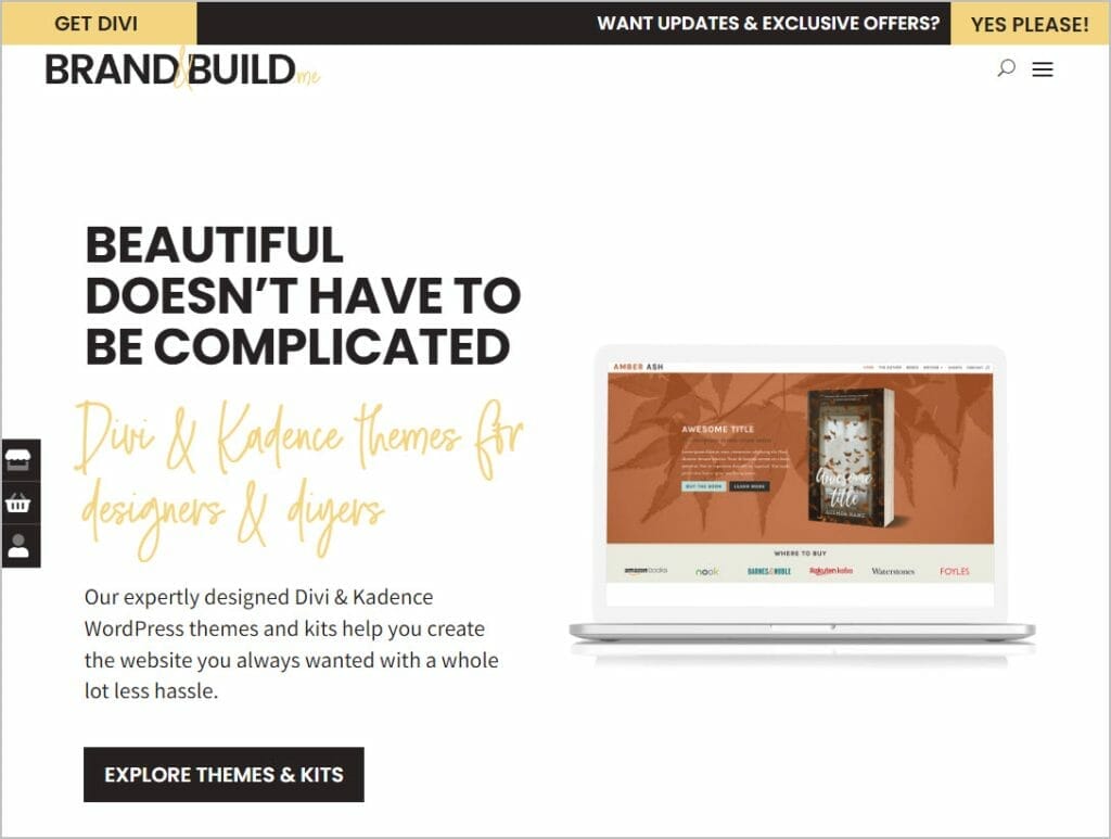 brand and build home page